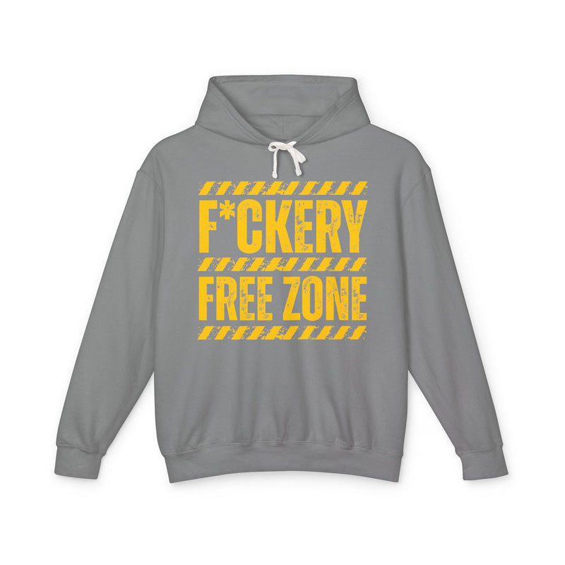 Fuckery Free Zone Hoodie — Funny Boundaries Hoodie
