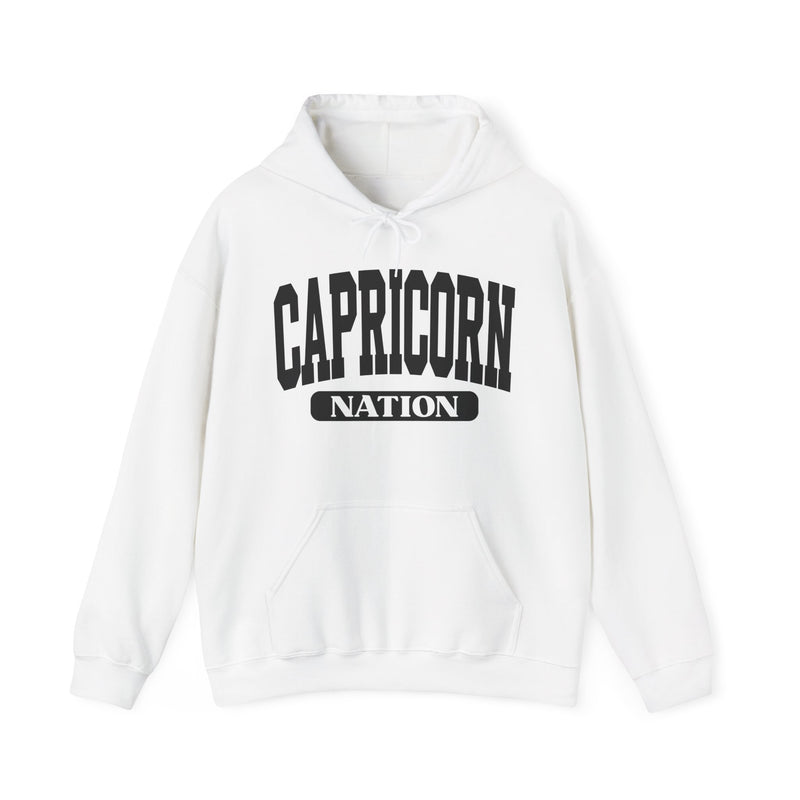 Capricorn Nation Hoodie — Zodiac Graphic Pullover for Gemini Fans
