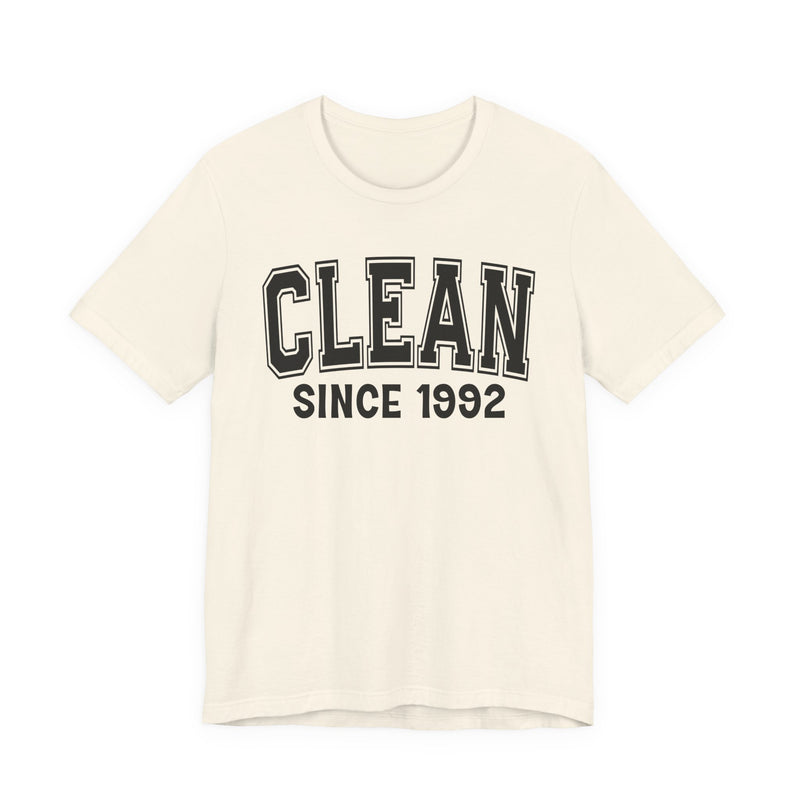 Clean Personalization T-Shirt — Add Your Special "Since Date"