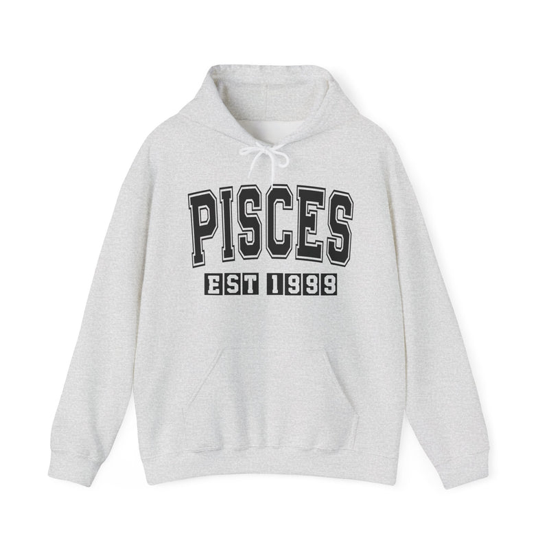 Pisces (EST YEAR) Personalization — Zodiac Birthday Year Hoodie