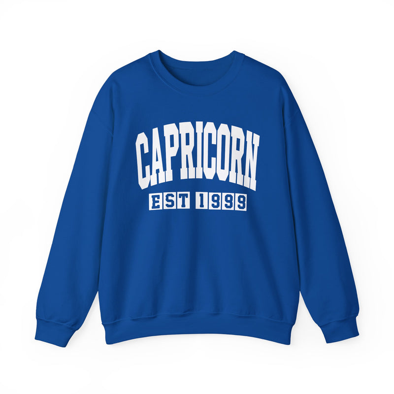 Capricorn (EST YEAR) Personalization — Zodiac Graphic Sweatshirt