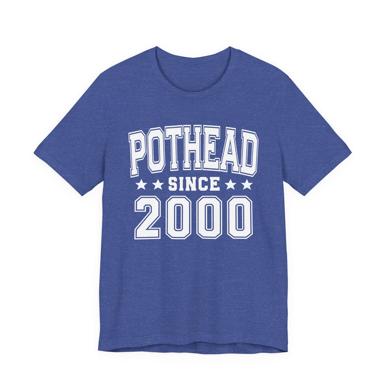 Pothead Since (Personalized Date) — Bride/Married T-shirt, Wedding & Anniversary Gift