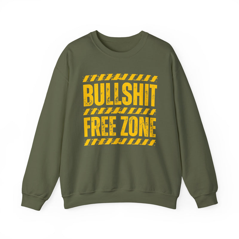 Bullshit Free Zone - Funny Energy Hoodie