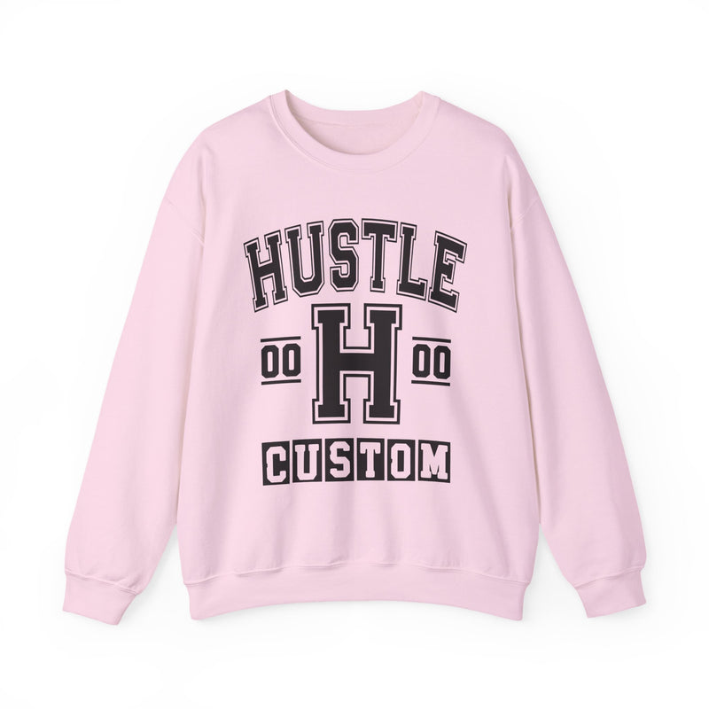 Custom Hustle Varsity Sweatshirt — Customize Birthday Day/Month/Year — Customize Gemini Season/Nation