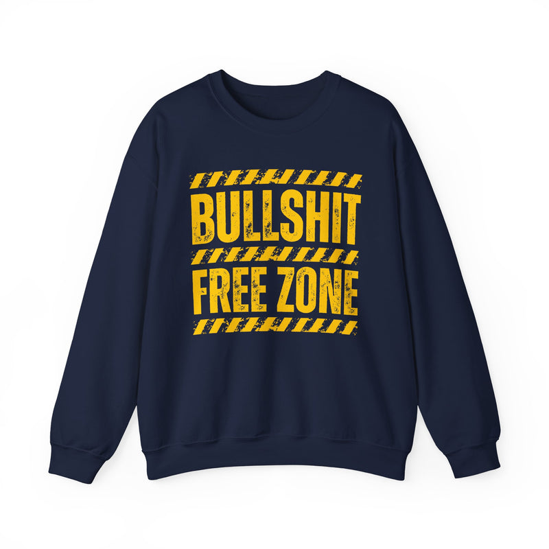 Bullshit Free Zone - Funny Energy Hoodie
