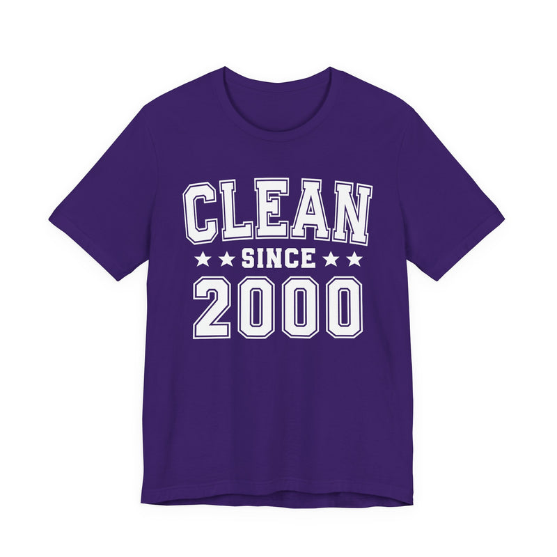 Clean Since (Personalized Date) — Bride/Married T-shirt, Wedding & Anniversary Gift