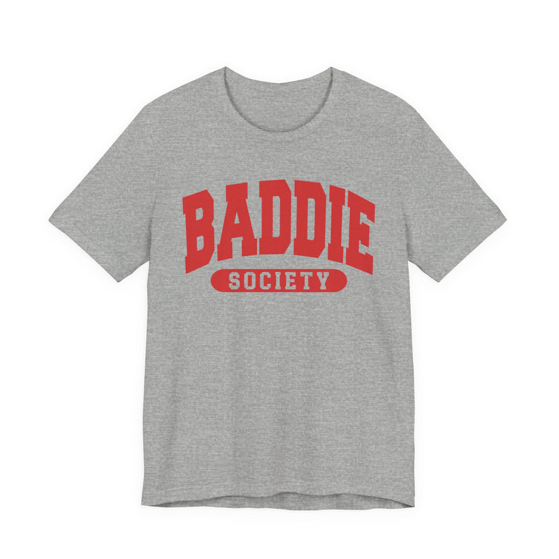 Baddie Society — Retro Collegiate T-Shirt