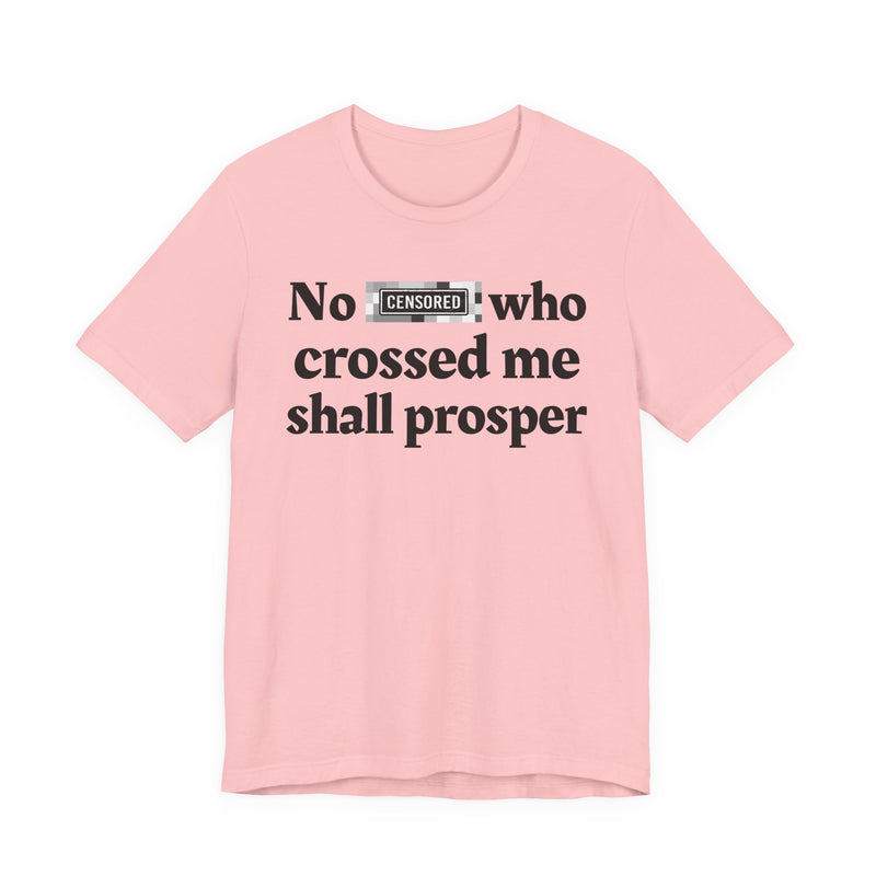 No Bitch Who Crossed Me Shall Prosper — T-Shirt