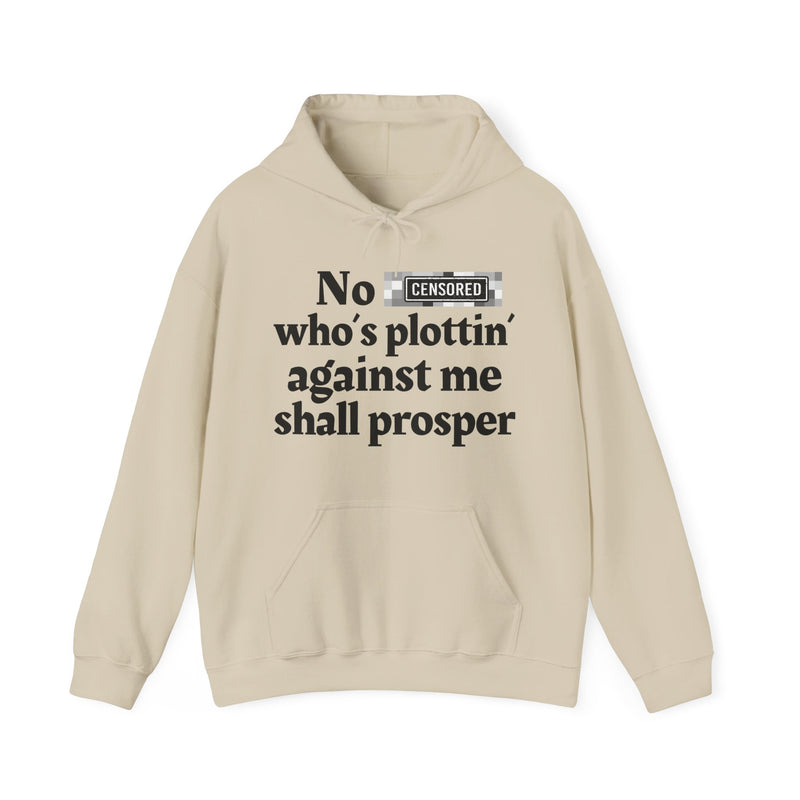 No Bitch Who's Plottin' Against Me Shall Prosper — Hoodie