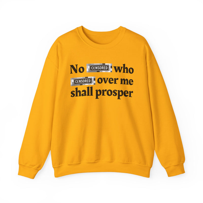 No Bitch Who Fuck Over Me Shall Prosper — Sweatshirt