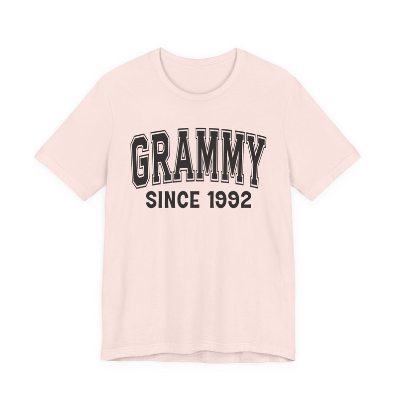 Grammy Personalization T-Shirt — Add Your Special "Since Date"