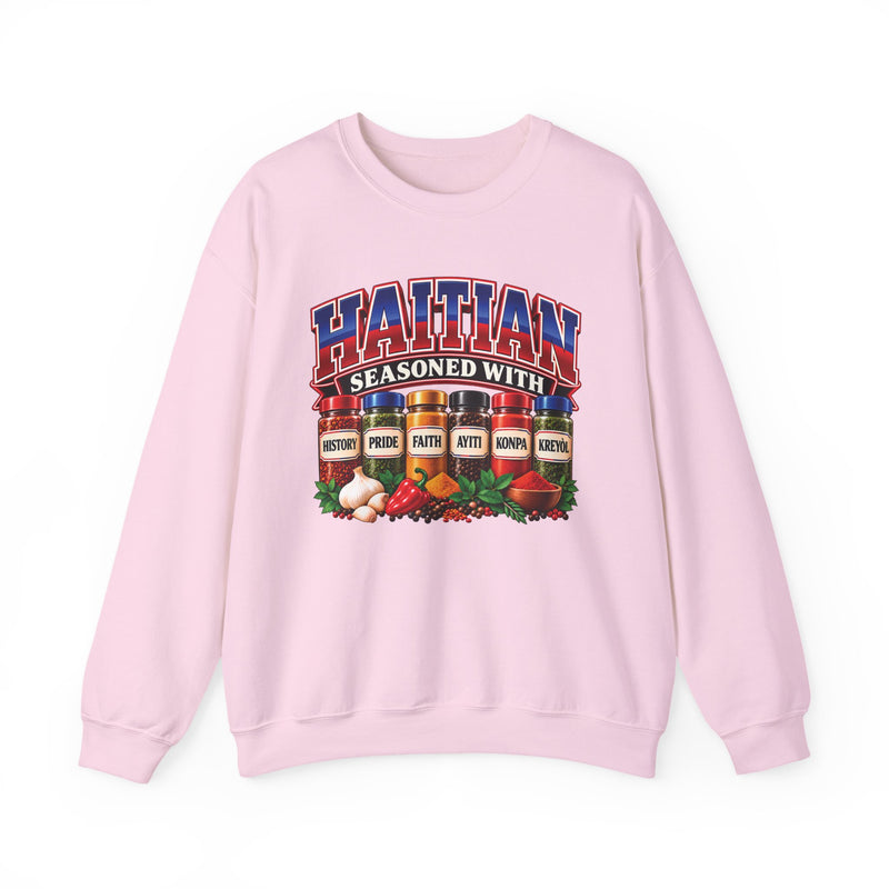 Haitian Seasoned With History Pride Faith Ayiti Kompa Kreyòl — Sweatshirt