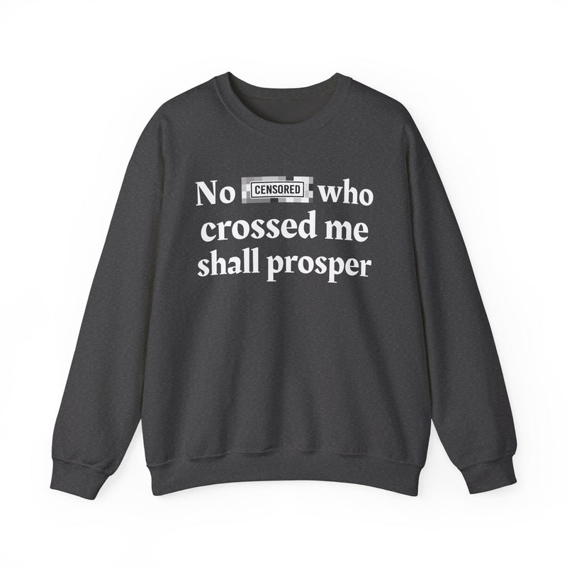 No Bitch Who Crossed Me Shall Prosper — Sweatshirt