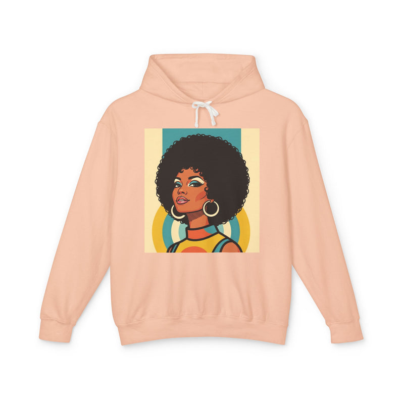 Beautiful Black Woman Portrait — African American Woman Pride Hoodie