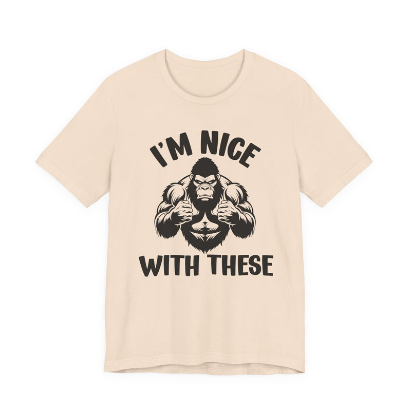 Copy of Copy of Copy of Copy of I Gets Busy With These — Funny Boxing MMA Fighter T-Shirt
