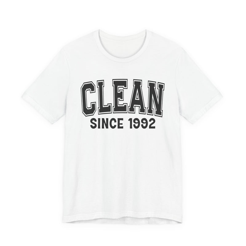 Clean Personalization T-Shirt — Add Your Special "Since Date"