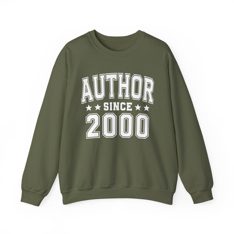 Author Since (Personalized Date) — Writer's Pride Sweatshirt