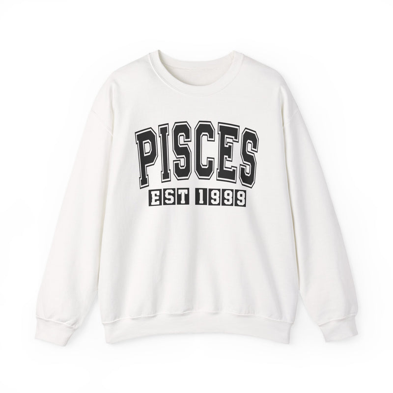 Pisces (EST YEAR) Personalization — Zodiac Graphic Sweatshirt