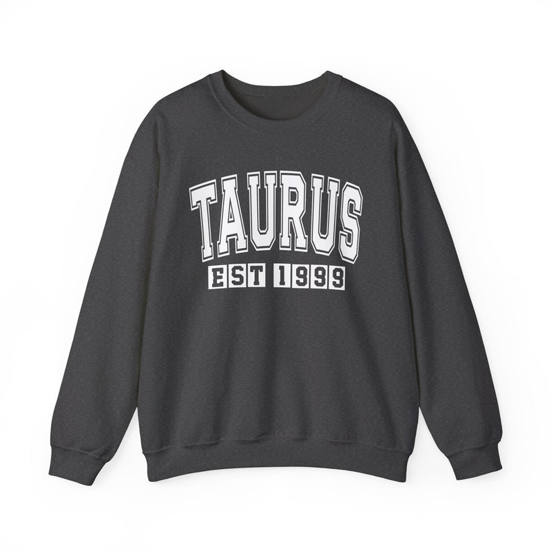 Taurus (EST YEAR) Personalization — Zodiac Graphic Sweatshirt