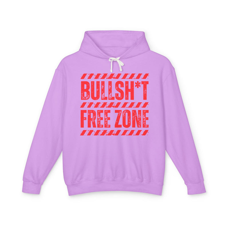 Bullshit Free Zone Hoodie — Funny Boundaries Hoodie