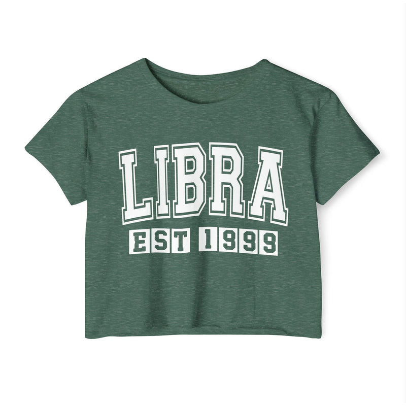 Libra EST (YEAR) Personalization — Crop Top