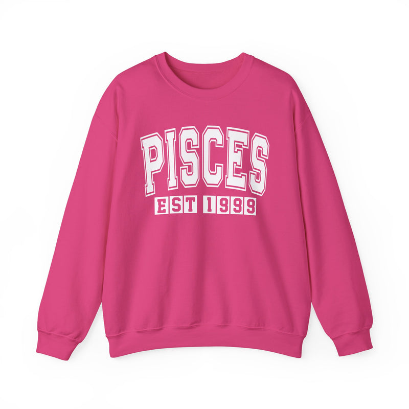 Pisces (EST YEAR) Personalization — Zodiac Graphic Sweatshirt