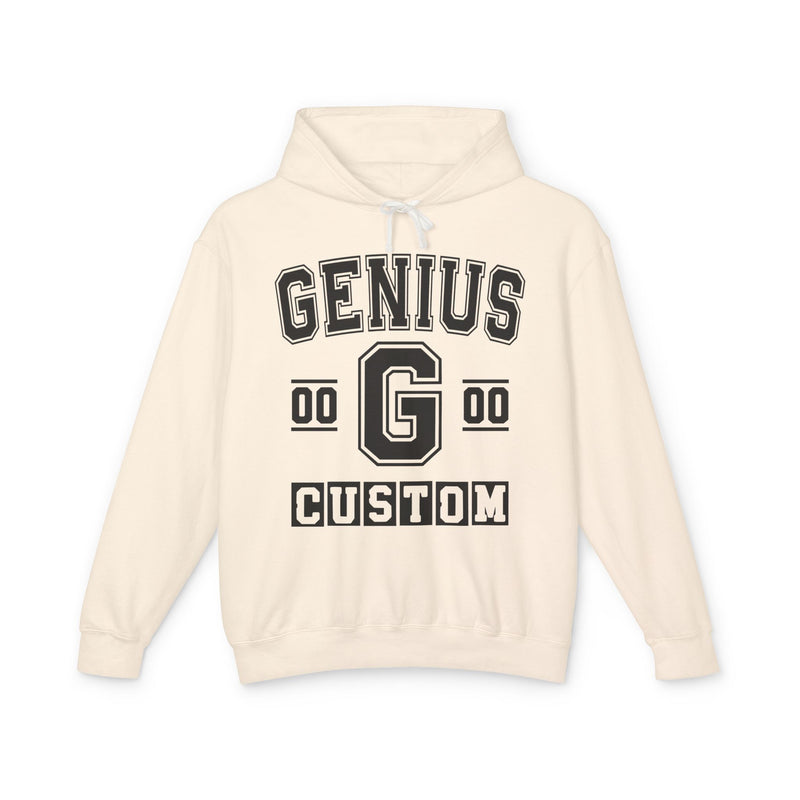 Custom Genius Varsity Hoodie — Customize Birthday Day/Month/Year — Customize Gemini Season/Nation