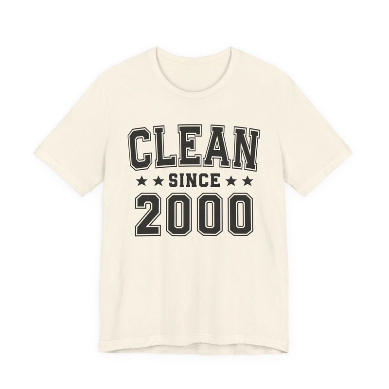 Clean Since (Personalized Date) — Bride/Married T-shirt, Wedding & Anniversary Gift