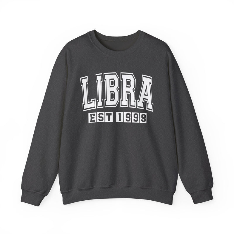 Libra (EST YEAR) Personalization — Zodiac Graphic Sweatshirt