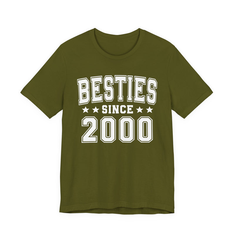 Besties Since (Personalized Date) — Bride/Married T-shirt, Wedding & Anniversary Gift