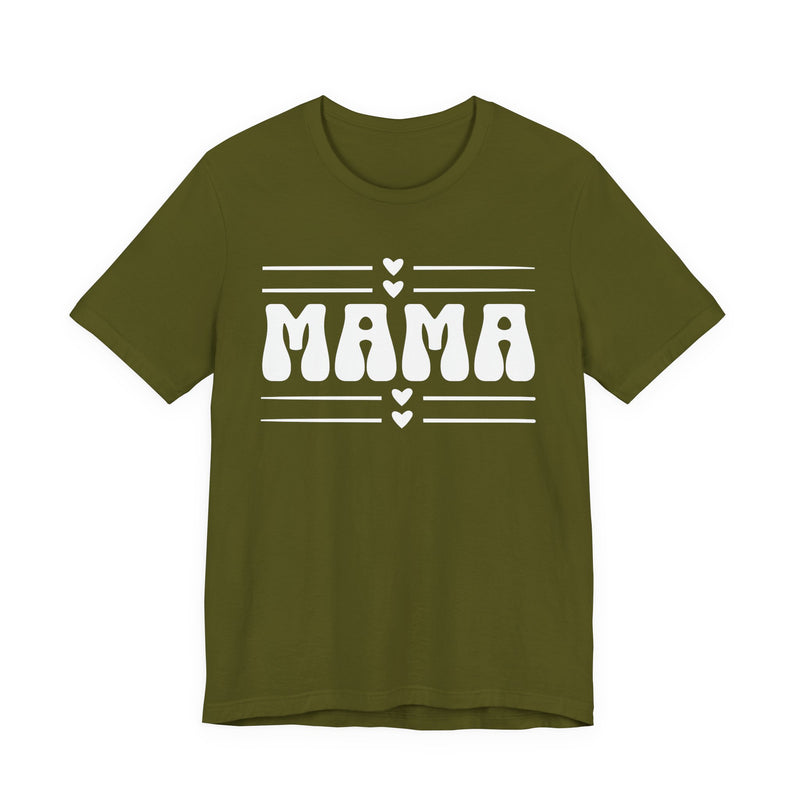 Mama Retro Heart — T-Shirt