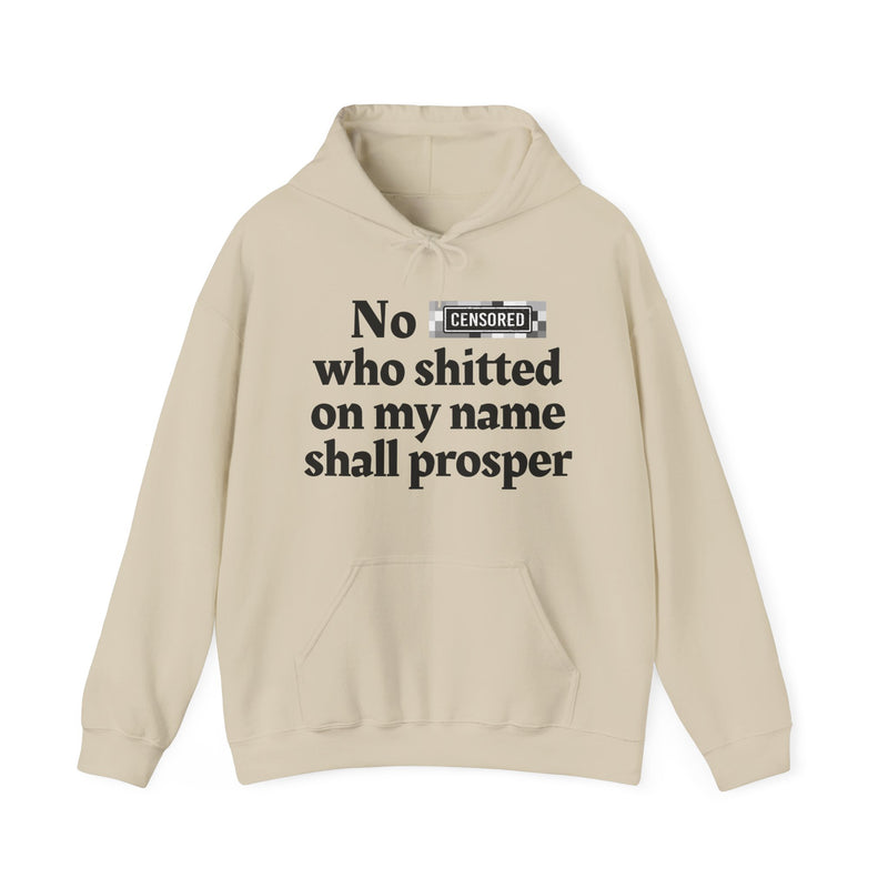 No Bitch Who Shitted On My Name Shall Prosper — Hoodie