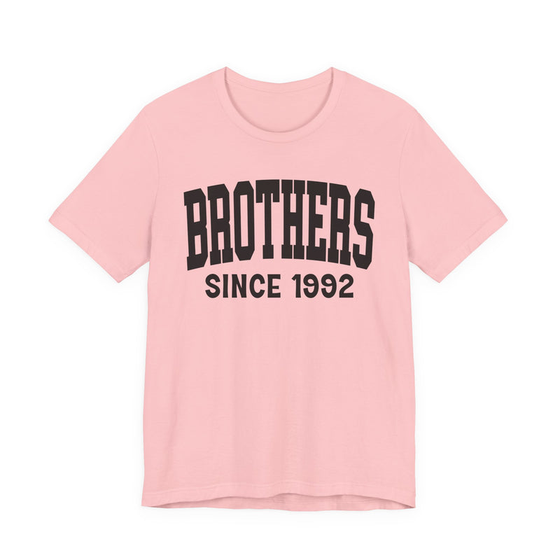 Brothers Personalization T-Shirt — Add Your Special "Since Date"
