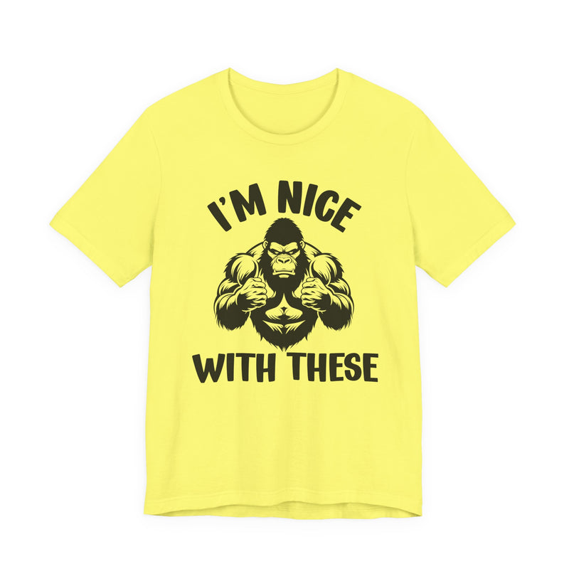 Copy of Copy of Copy of Copy of I Gets Busy With These — Funny Boxing MMA Fighter T-Shirt