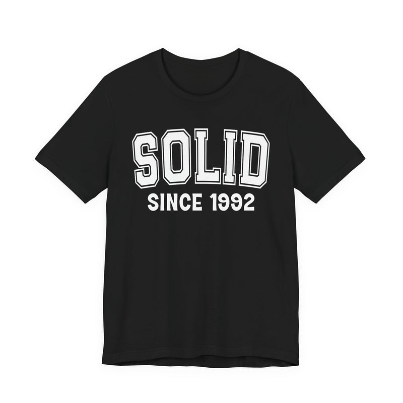 Solid Personalization T-Shirt — Add Your Special "Since Date"