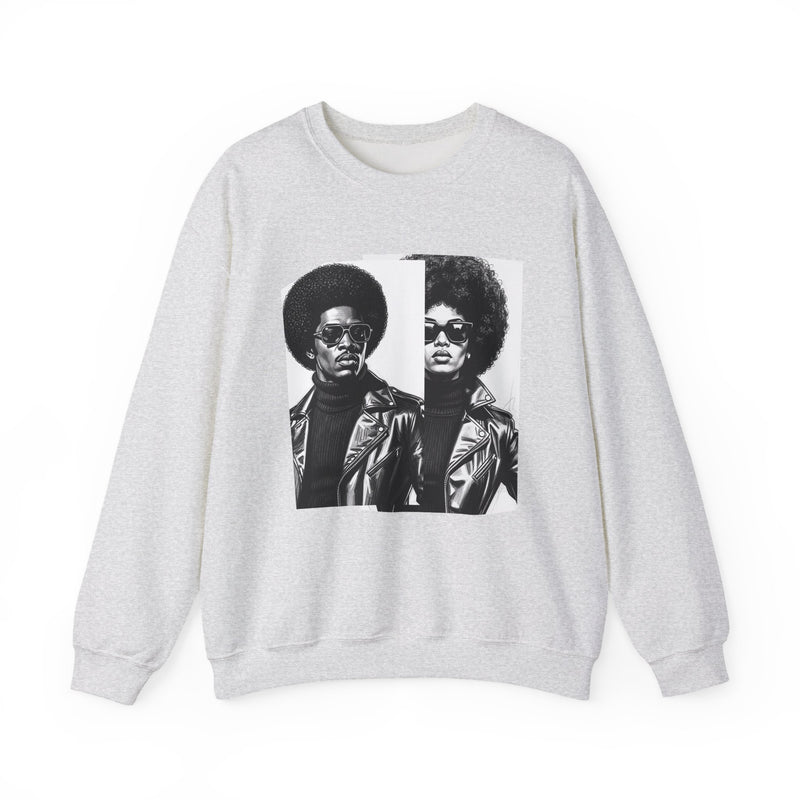 70s Portrait Of Black Couple - African American Pride Sweatshirt