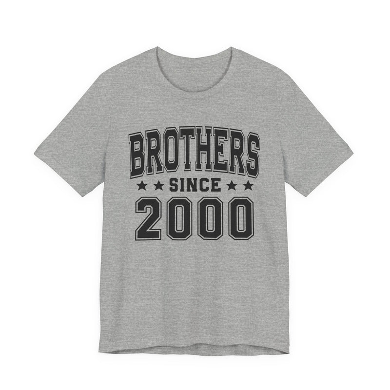 Brothers Since (Personalized Date) — Bride/Married T-shirt, Wedding & Anniversary Gift