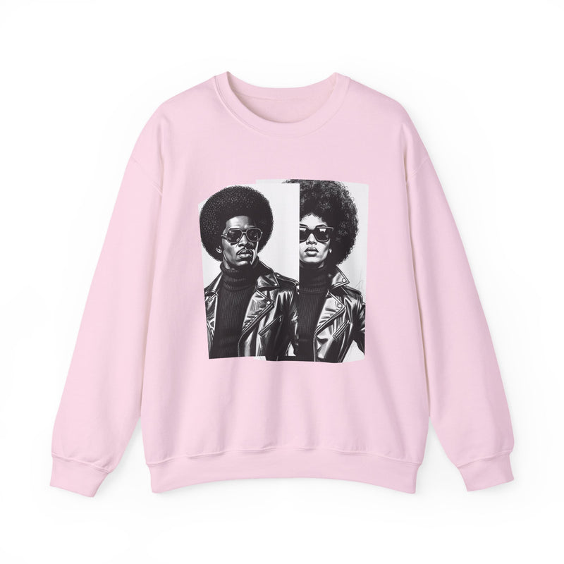 70s Portrait Of Black Couple - African American Pride Sweatshirt