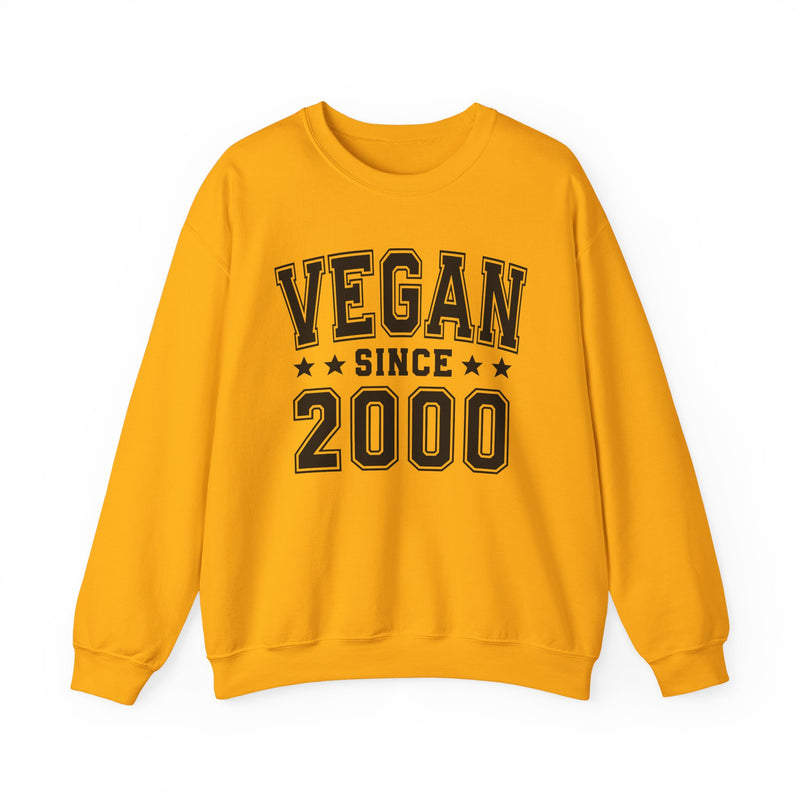 Vegan Since (Personalized Date) — Healthy Eating Milestone Sweatshirt