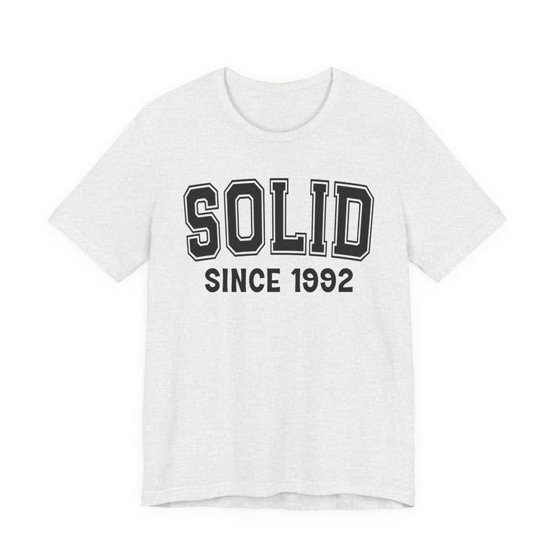 Solid Personalization T-Shirt — Add Your Special "Since Date"