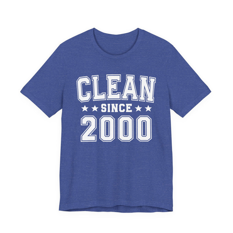 Clean Since (Personalized Date) — Bride/Married T-shirt, Wedding & Anniversary Gift
