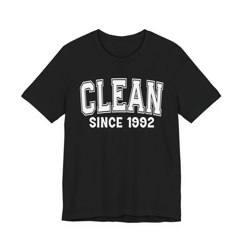 Clean Personalization T-Shirt — Add Your Special "Since Date"