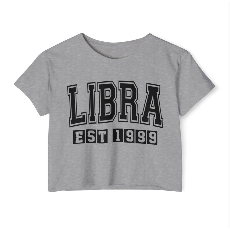 Libra EST (YEAR) Personalization — Crop Top