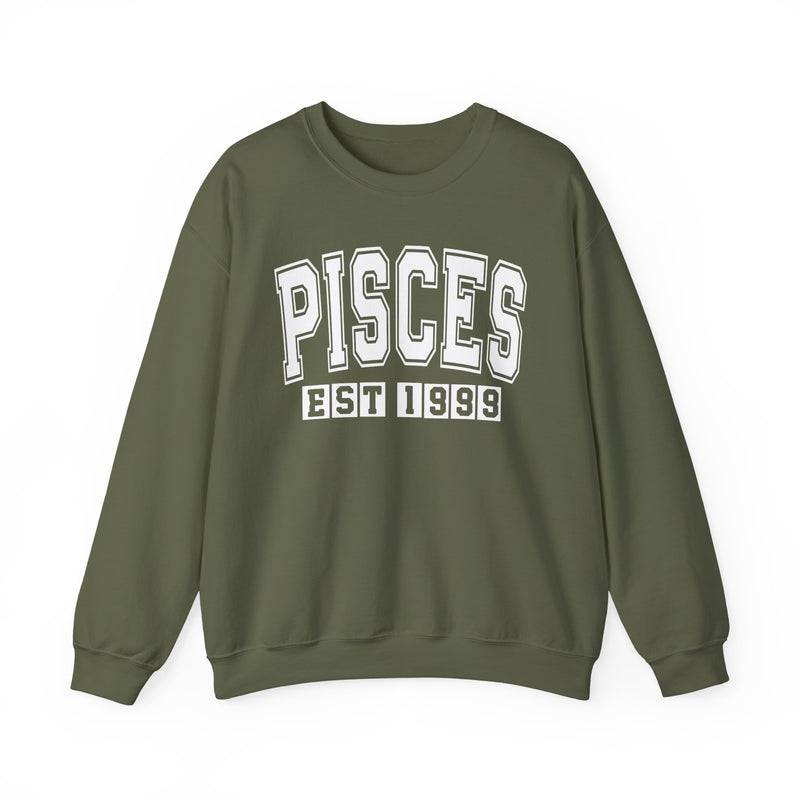 Pisces (EST YEAR) Personalization — Zodiac Graphic Sweatshirt