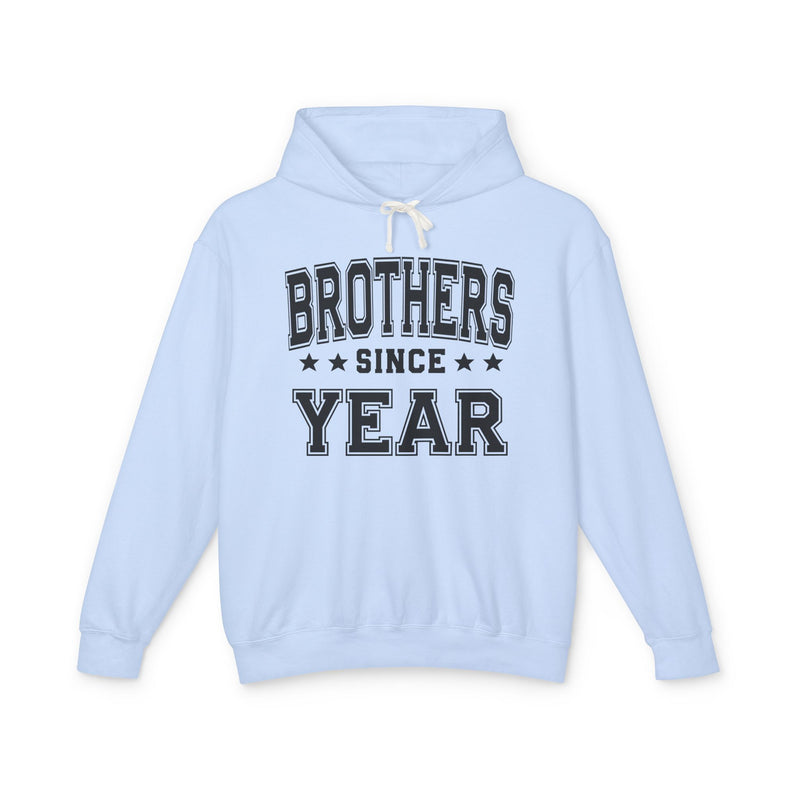 Brothers (Personalized Date) — Friendship Sibling Milestone Hoodie