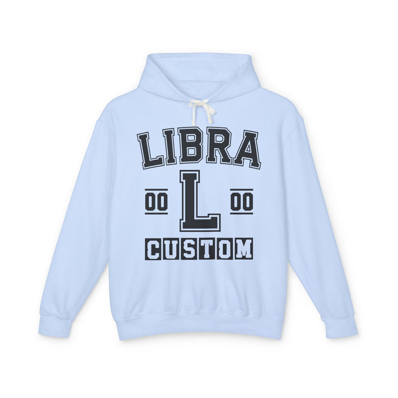 Custom Libra Varsity Hoodie — Customize Birthday Day/Month/Year — Customize Gemini Season/Nation