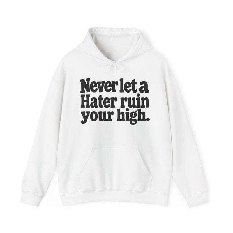 Never Let A Hater Ruin Your High -Stoner Hoodie