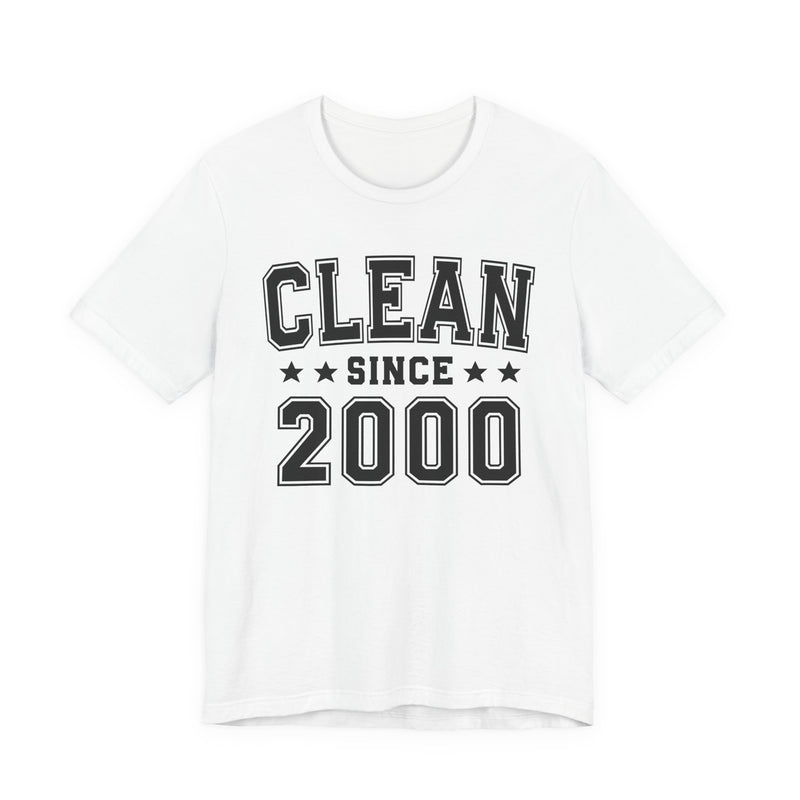 Clean Since (Personalized Date) — Bride/Married T-shirt, Wedding & Anniversary Gift