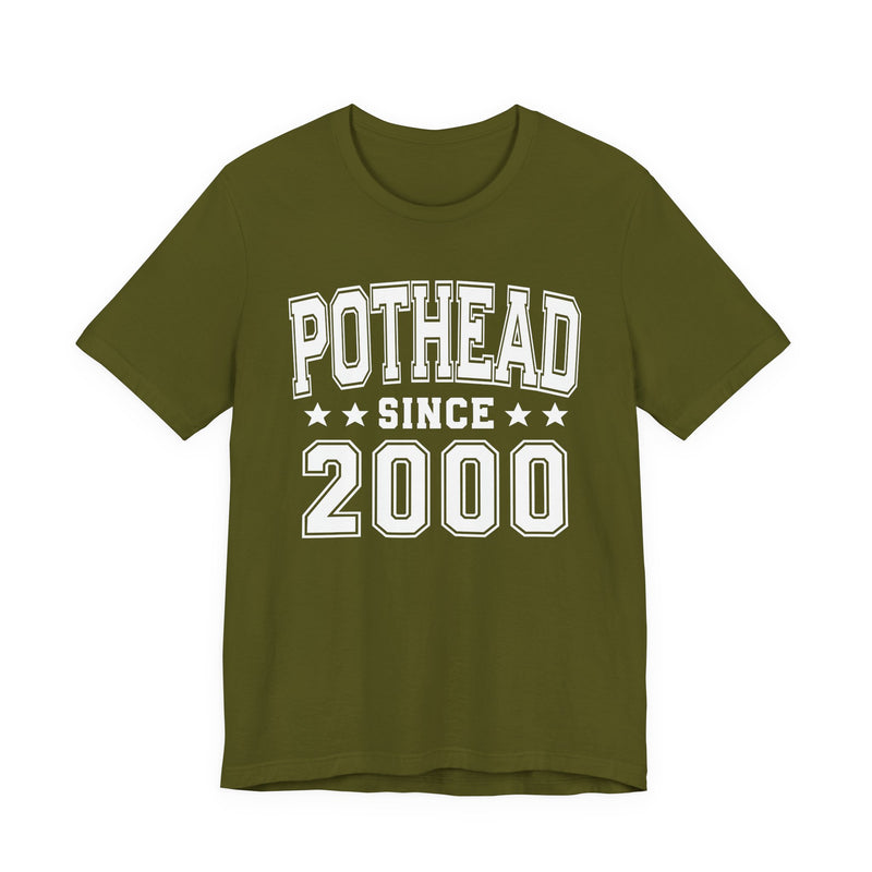 Pothead Since (Personalized Date) — Bride/Married T-shirt, Wedding & Anniversary Gift