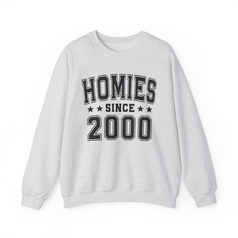 Homies Since (Personalized Date) — Friendship Milestone Sweatshirt